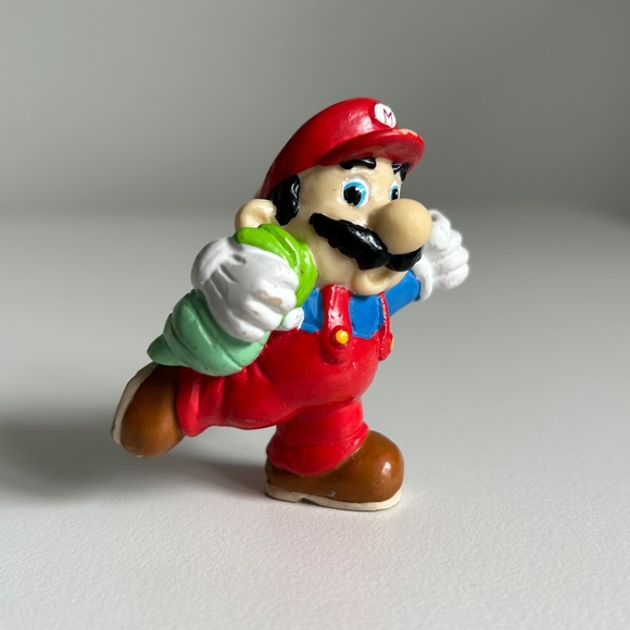 Vintage 1989 PVC Mario Brothers Figures Mario Luigi Koopa Set of 4 - Picture 6 of 16